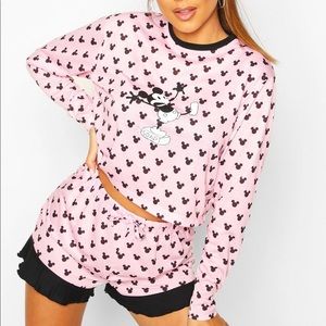 Pajama Top & Shorts Set